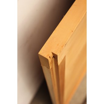 組子ガラスの白木帯戸 4枚1組　GD1059 