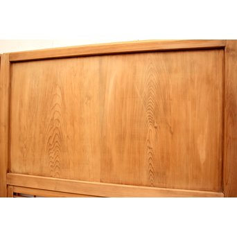 組子ガラスの白木帯戸 4枚1組　GD1059 