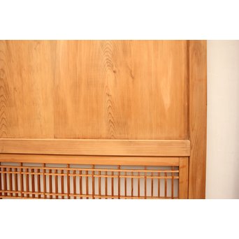 組子ガラスの白木帯戸 4枚1組　GD1059 