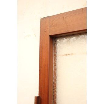 ダイア緑色ガラスの雪隠戸 2枚1組　GD1060 