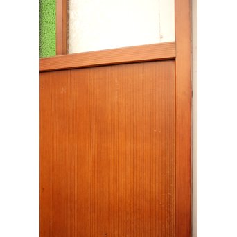 ダイア緑色ガラスの雪隠戸 2枚1組　GD1060 