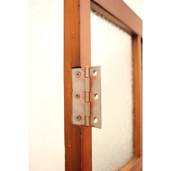 ダイア緑色ガラスの雪隠戸 2枚1組　GD1060 