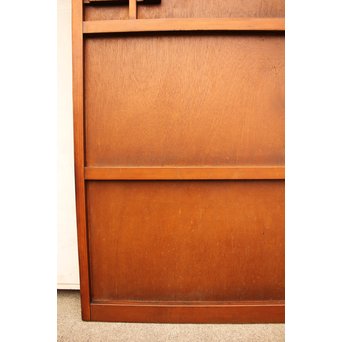 ダイア緑色ガラスの雪隠戸 2枚1組　GD1060 