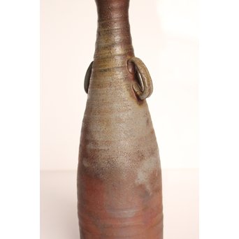 石井不老 備前一輪花入　S2988 