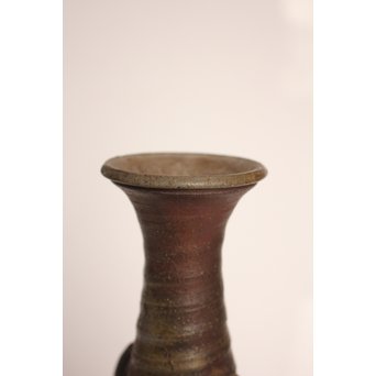 石井不老 備前一輪花入　S2988 