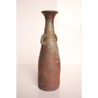 石井不老 備前一輪花入　S2988 