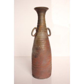 石井不老 備前一輪花入　S2988 