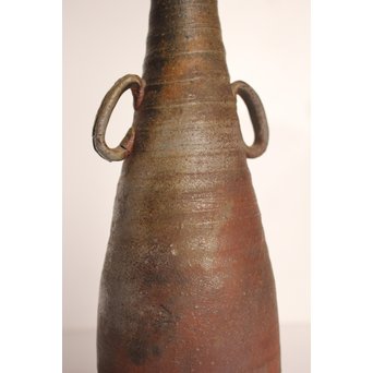 石井不老 備前一輪花入　S2988 