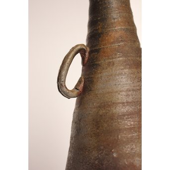 石井不老 備前一輪花入　S2988 