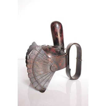 宮田藍堂 竜田川紋烏帽子型香炉　K550 