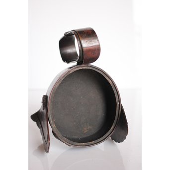 宮田藍堂 竜田川紋烏帽子型香炉　K550 