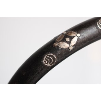 宝尽高盛銀象嵌 鉄瓶　K551 