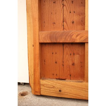 重厚鉄金具総欅格子蔵戸　W553 