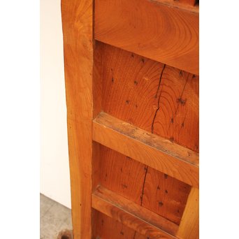 重厚鉄金具総欅格子蔵戸　W553 