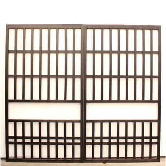 飴色太格子 2枚1組　L881