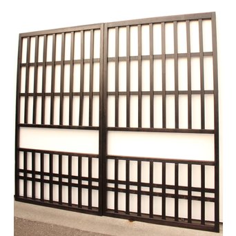 飴色太格子 2枚1組　L881 