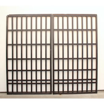 飴色太格子 2枚1組　L882 