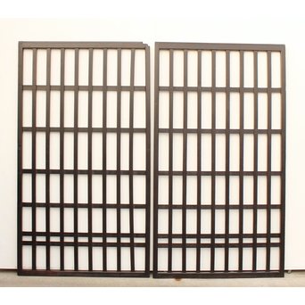 飴色太格子 2枚1組　L882