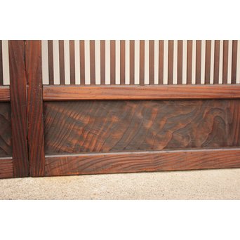 七宝繋ガラス 細身格子戸 4枚1組　L885 