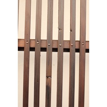 七宝繋ガラス 細身格子戸 4枚1組　L885 