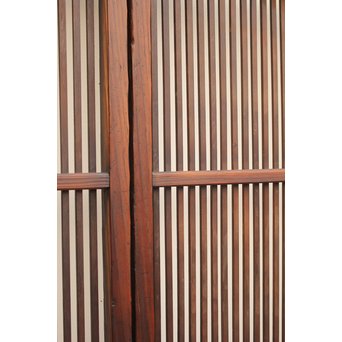 七宝繋ガラス 細身格子戸 4枚1組　L885 