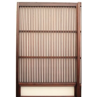 七宝繋ガラス 細身格子戸 4枚1組　L885 