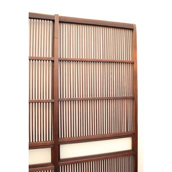 七宝繋ガラス 細身格子戸 4枚1組　L885 