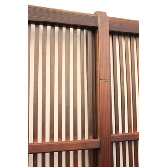 七宝繋ガラス 細身格子戸 4枚1組　L885 