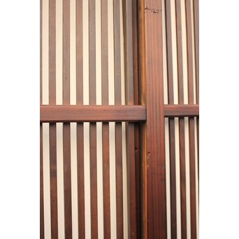 七宝繋ガラス 細身格子戸 4枚1組　L885 