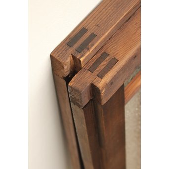 波兎のエッチングガラス戸色ガラスの建具 2枚1組　GD1071 