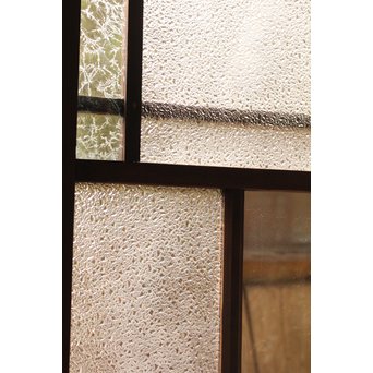 波兎のエッチングガラス戸色ガラスの建具 2枚1組　GD1071 