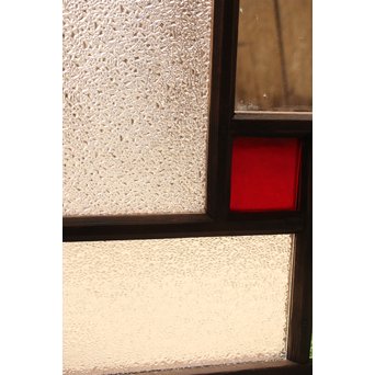 波兎のエッチングガラス戸色ガラスの建具 2枚1組　GD1071 