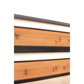 松葉 透かし欄間 2枚1組　R2201 