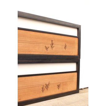 松葉 透かし欄間 2枚1組　R2201 