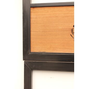 松葉 透かし欄間 2枚1組　R2201 