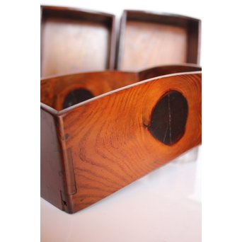 松生節/松節の煙草盆箱 5個1組　J2452 