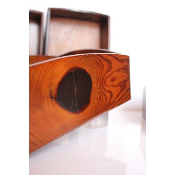 松生節/松節の煙草盆箱 5個1組　J2452 