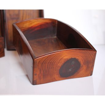 松生節/松節の煙草盆箱 5個1組　J2452 