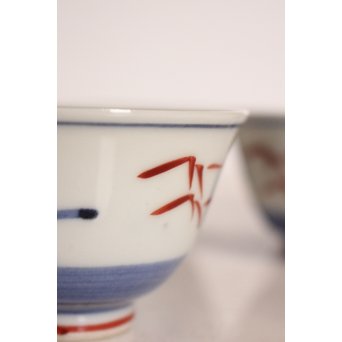 富本憲吉 色絵煎茶碗六客　K565-2 