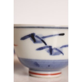 富本憲吉 色絵煎茶碗六客　K565-2 