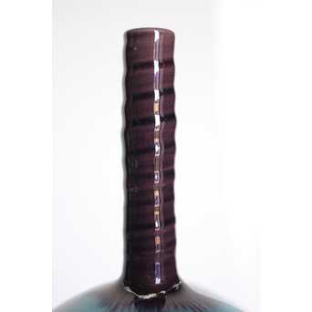 人間国宝 三代徳田八十吉作 花入　S3013 