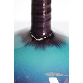 人間国宝 三代徳田八十吉作 花入　S3013 