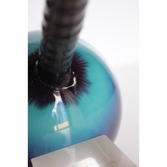 人間国宝 三代徳田八十吉作 花入　S3013 