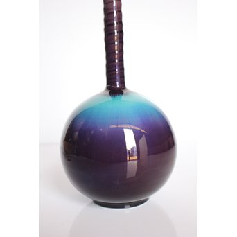 人間国宝 三代徳田八十吉作 花入　S3013 