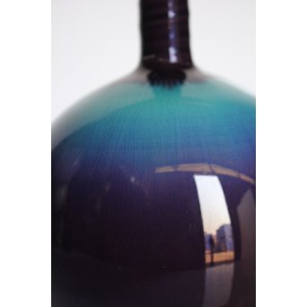 人間国宝 三代徳田八十吉作 花入　S3013 