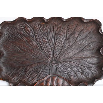 蓮の煎茶盆　K566 