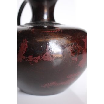 市橋鷺山 佐渡斑柴銅器花器　S3016 