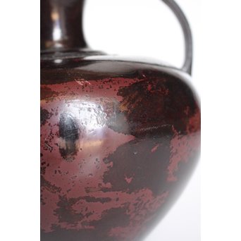 市橋鷺山 佐渡斑柴銅器花器　S3016 