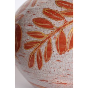 斎藤三郎 金蘭手 柘榴文壺　S3018 