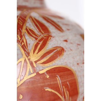 斎藤三郎 金蘭手 柘榴文壺　S3018 